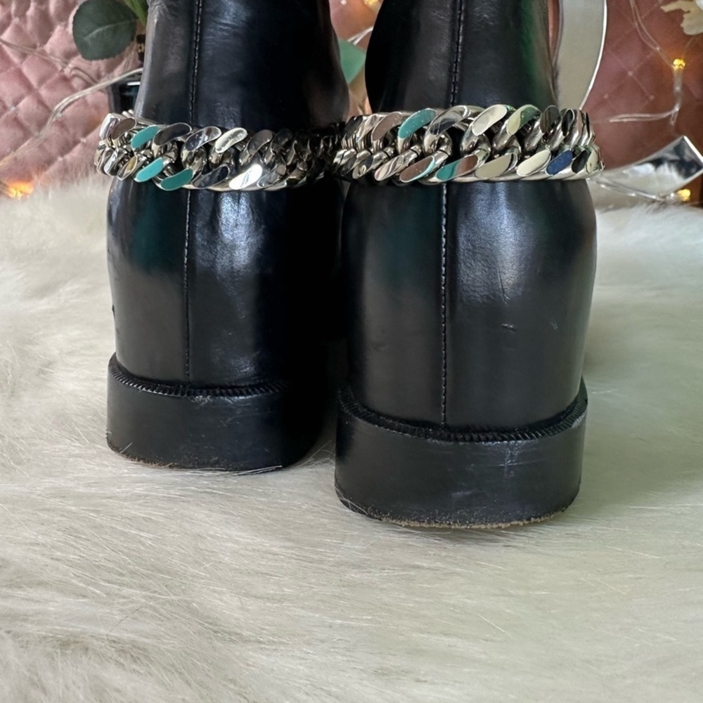 CHRISTIAN LOUBOUTIN Calfskin Ingrassato Croche Cate 20 Boots - Picture 5 of 7